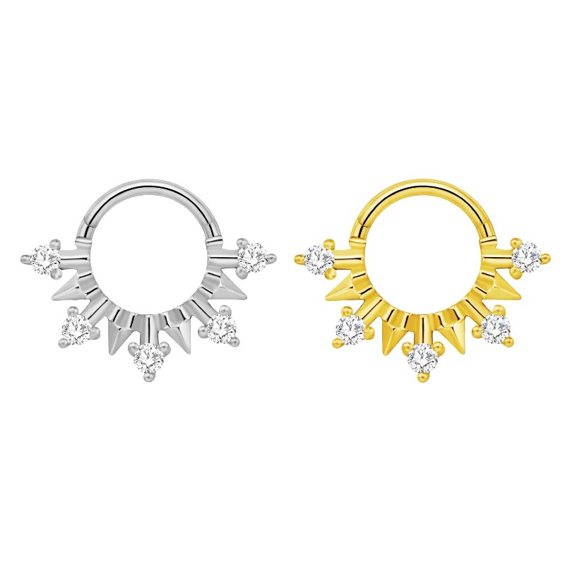Hinged Segment Ring with CZ