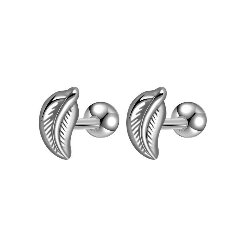 Leaf Top Ear Stud