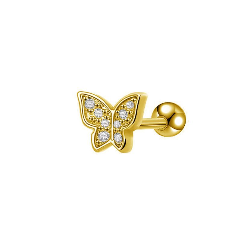 Butterfly-top Ear Stud