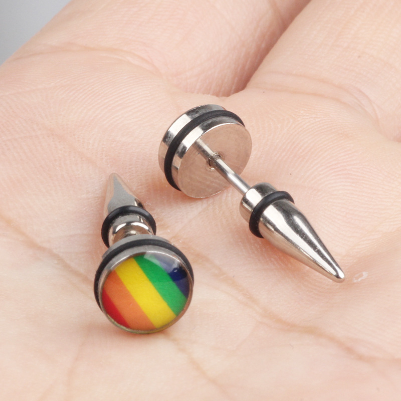 Rainbow Earring Stud (图1)