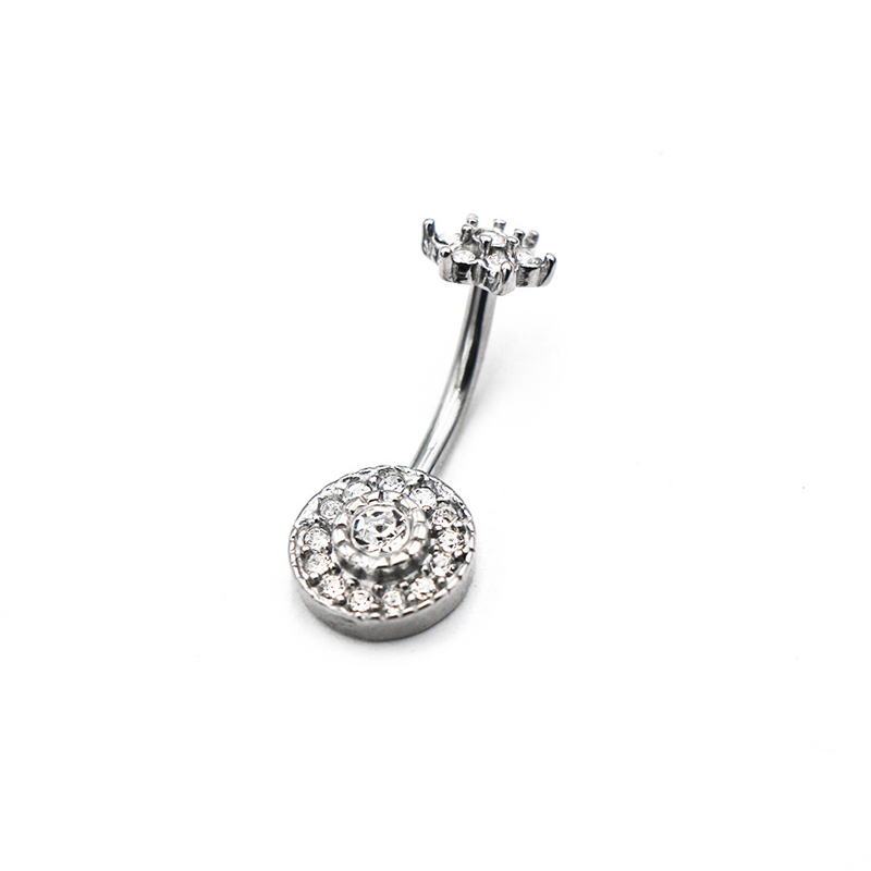 Belly Ring with Chic CZ(图1)