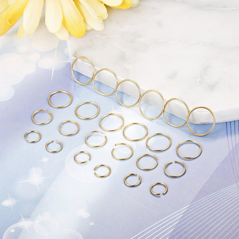 Nose Ring Hoop Made by 316L Stainless Steel(图1)