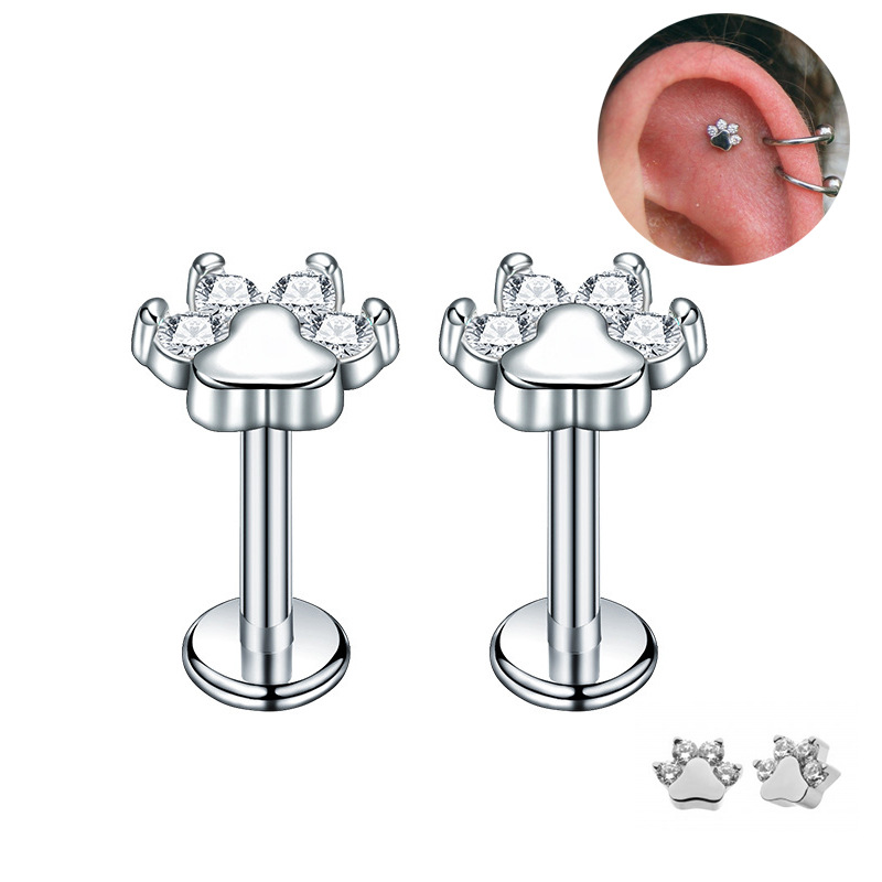 Ear Stud with Chic CZ(图1)