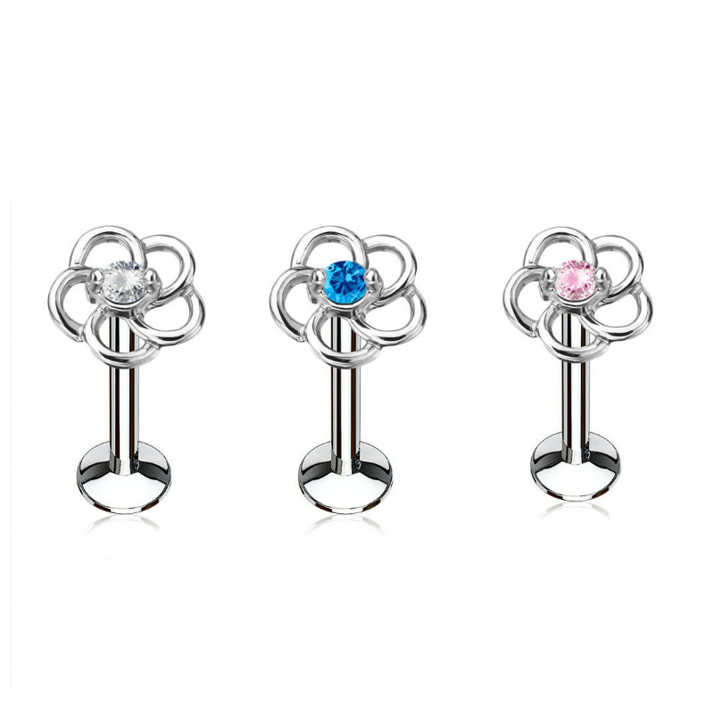 Flower Shaped Piercing Stud(图1)