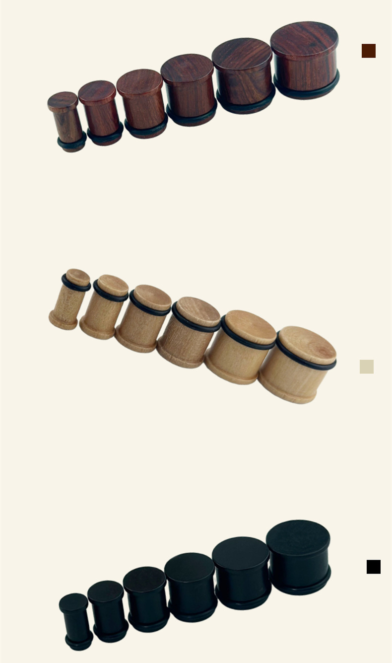 Wood Plug Earring(图1)