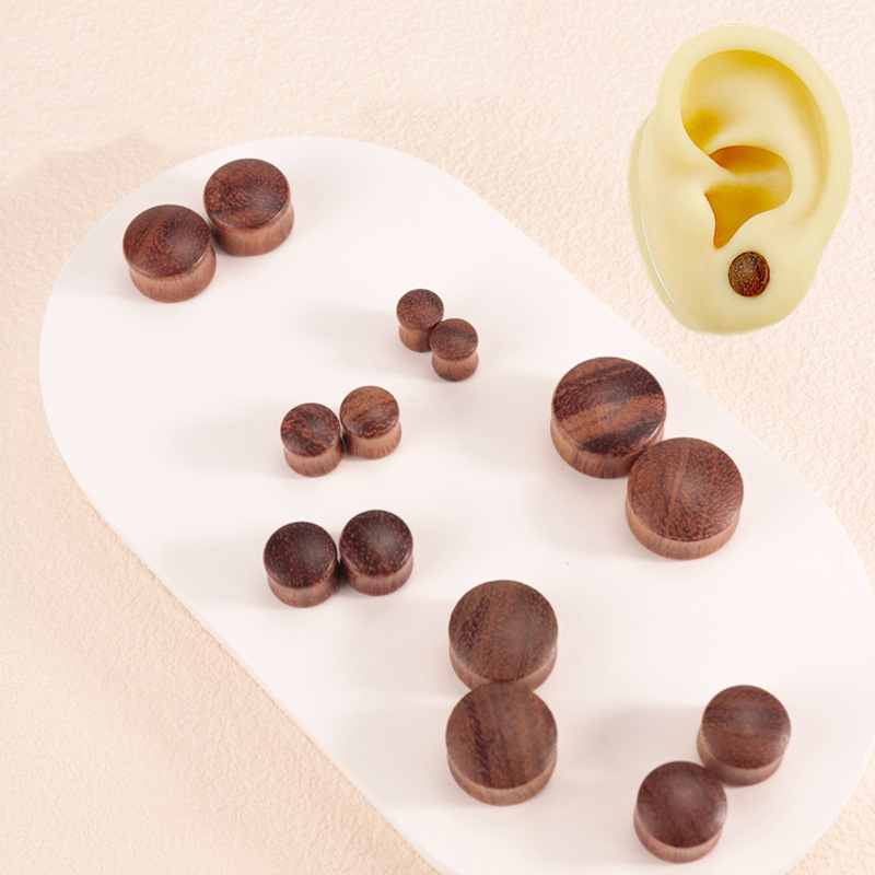 Wood Ear Piercing Plug(图1)