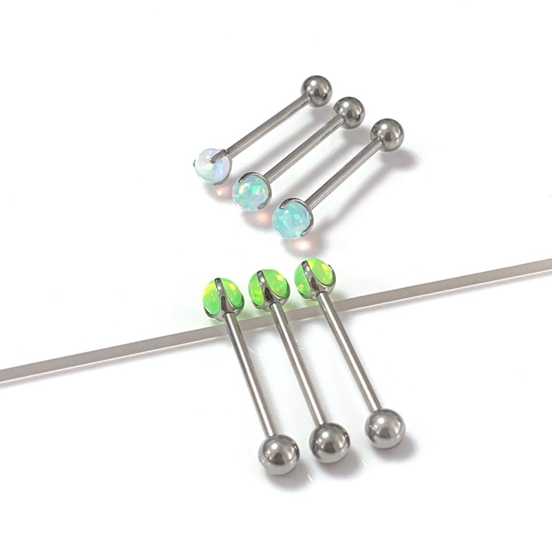 Industrial Barbell with Opal(图1)