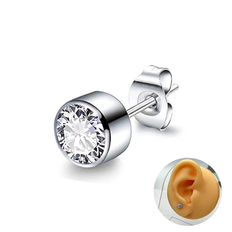 Ear Stud with CZ(图1)