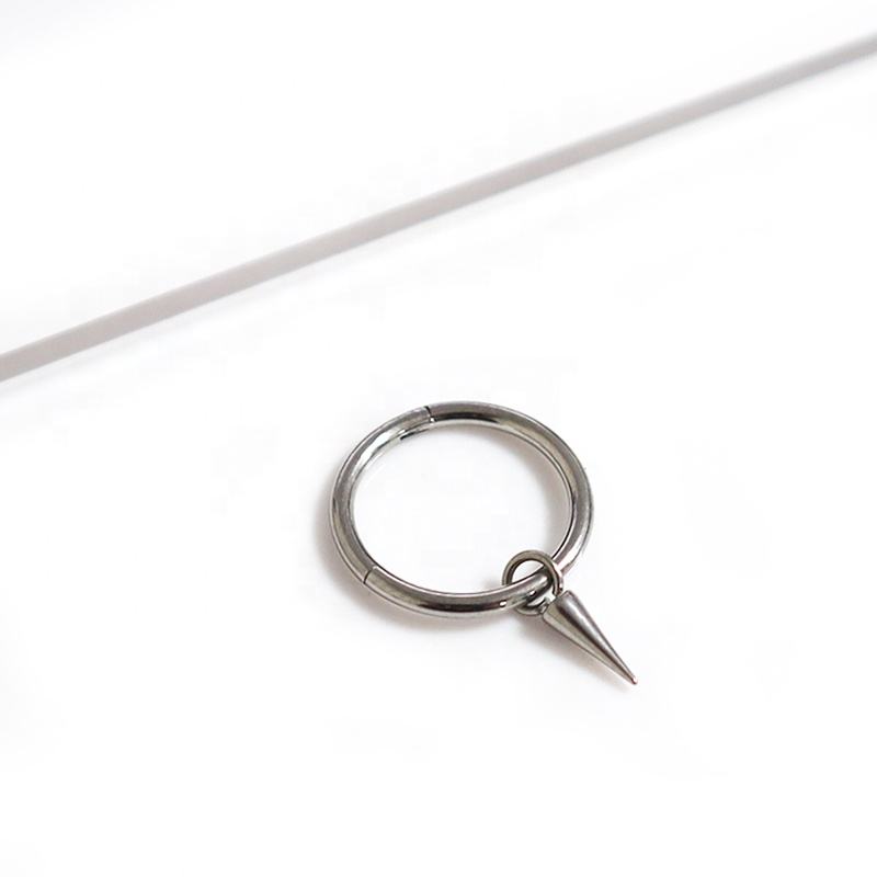 Hinged Segment Clicker with Spike Pendant(图1)