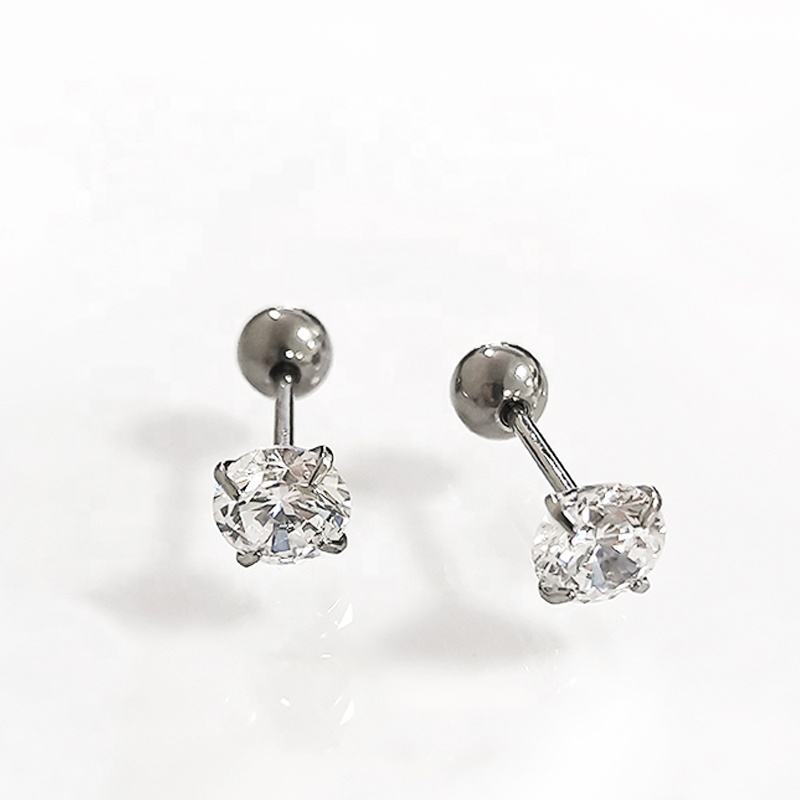 Ear Stud with CZ(图1)