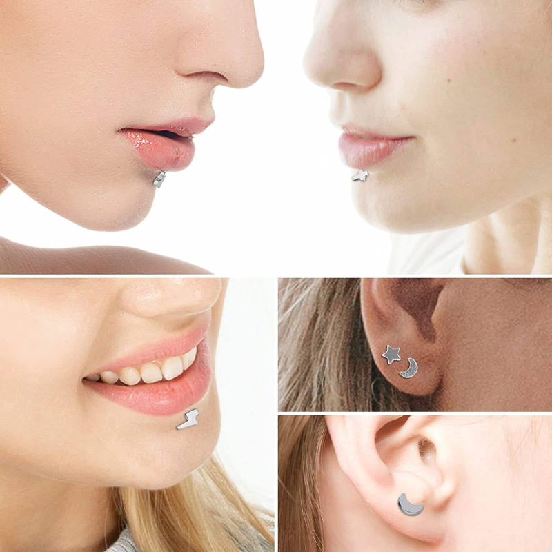 Threadless Lip and Ear Stud(图1)