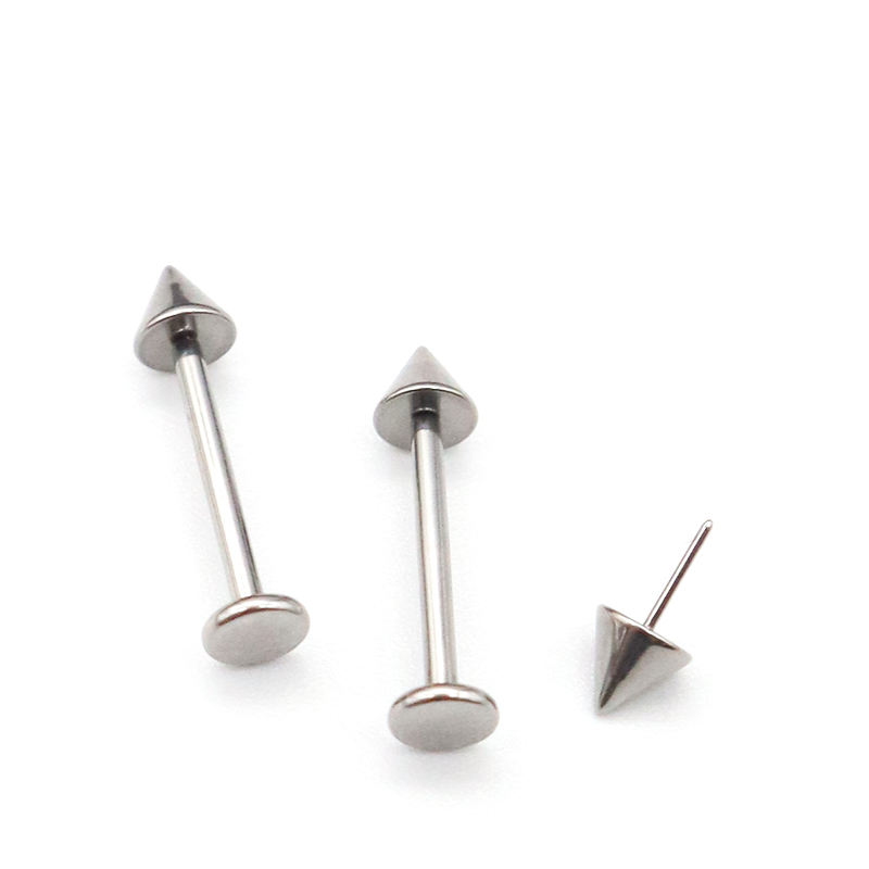 Threadless Piercing Stud with Spike(图1)