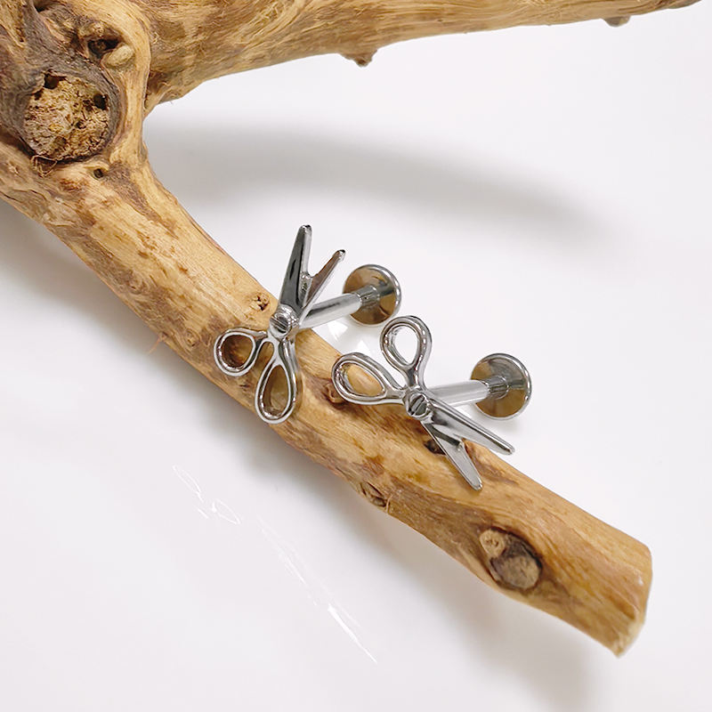 Scissors-shaped Ear Stud(图1)