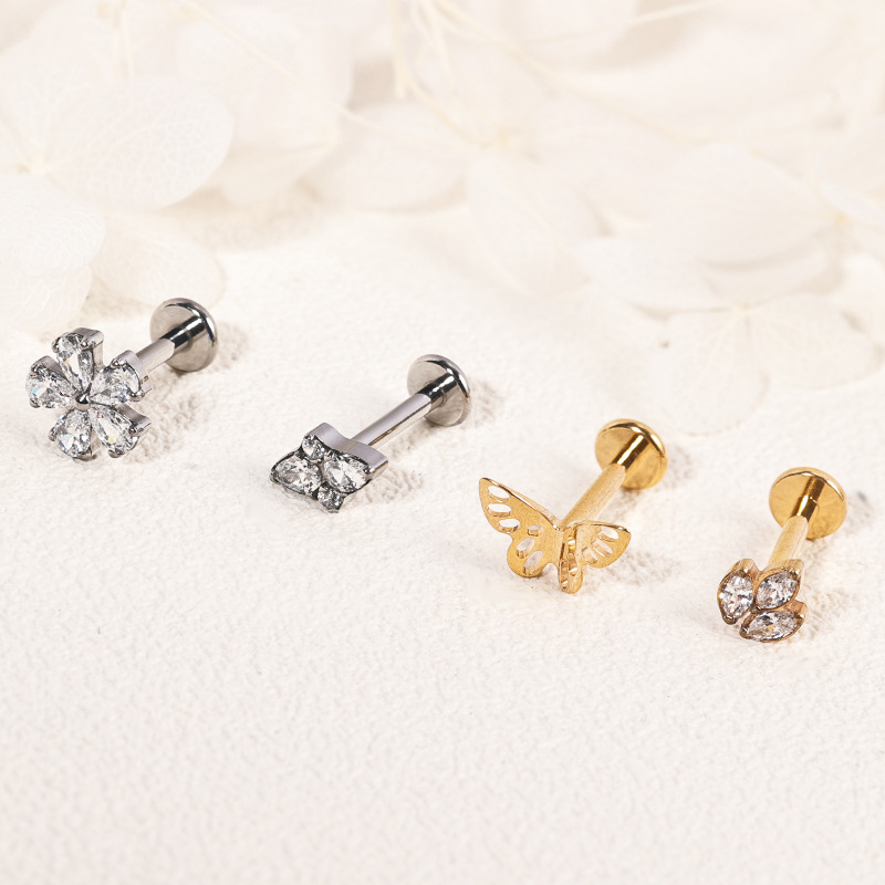 Flower-shaped Ear Stud(图1)