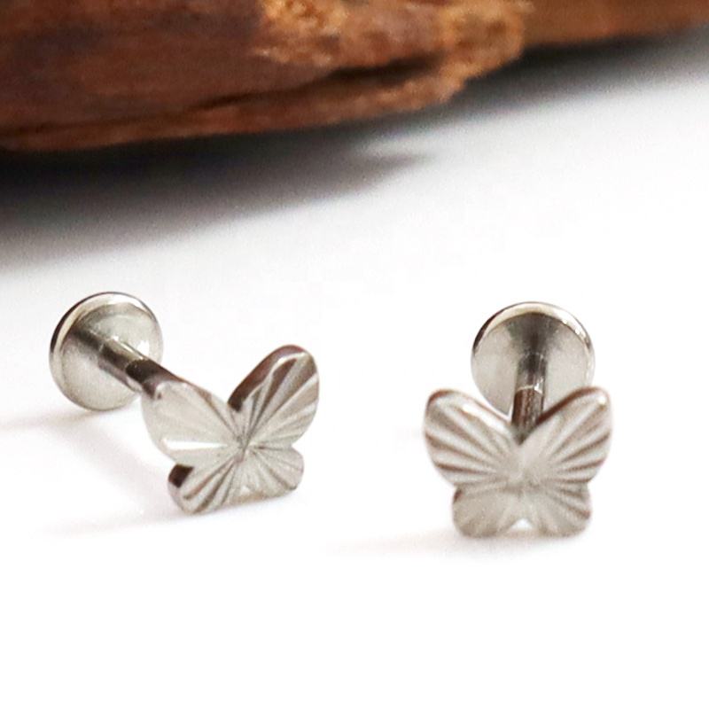 Butterfly-shaped Ear and Lip Stud(图1)