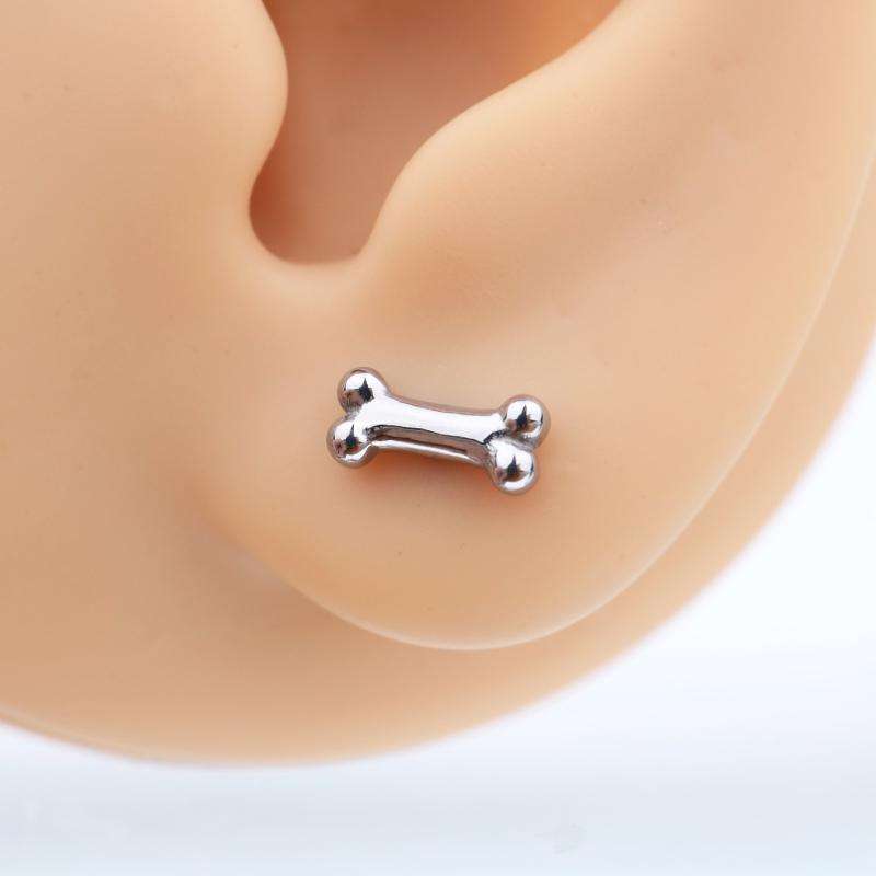 Bone-shaped Ear Stud(图1)