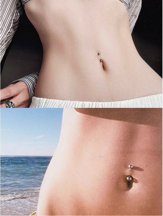 Titanium Belly Button Bar(图1)