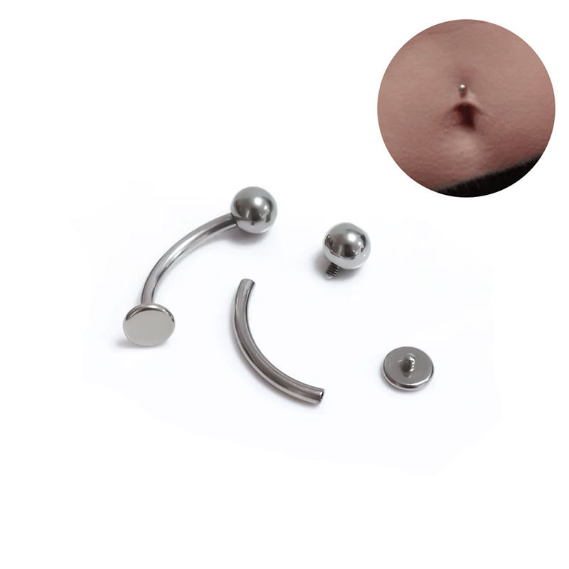 Internal Threaded Belly Button Bar(图1)