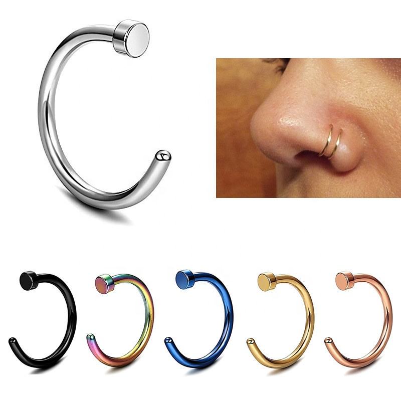 Titanium Nose Hoop(图1)