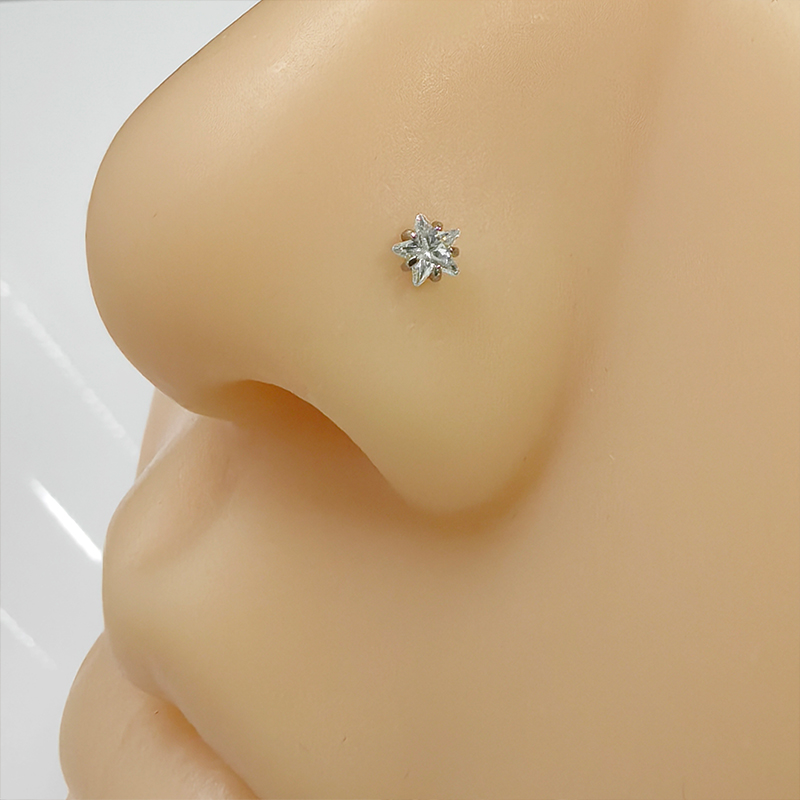 Nostril Stud with Star Head(图1)