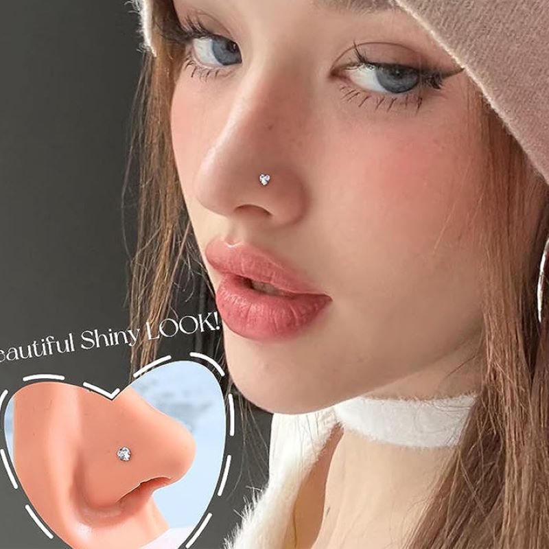 Nostril Screw with Heart Top(图1)