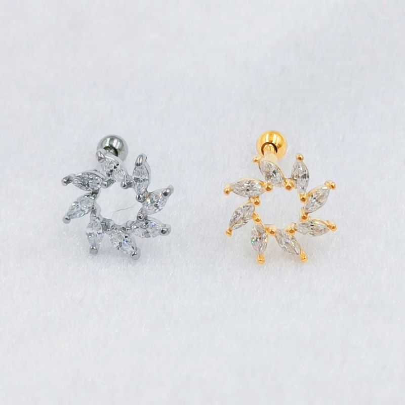 Flower-shape Ear Stud(图1)