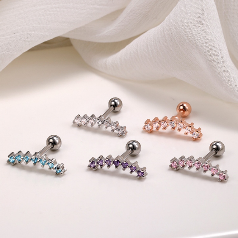 Ear Stud with CZ(图1)