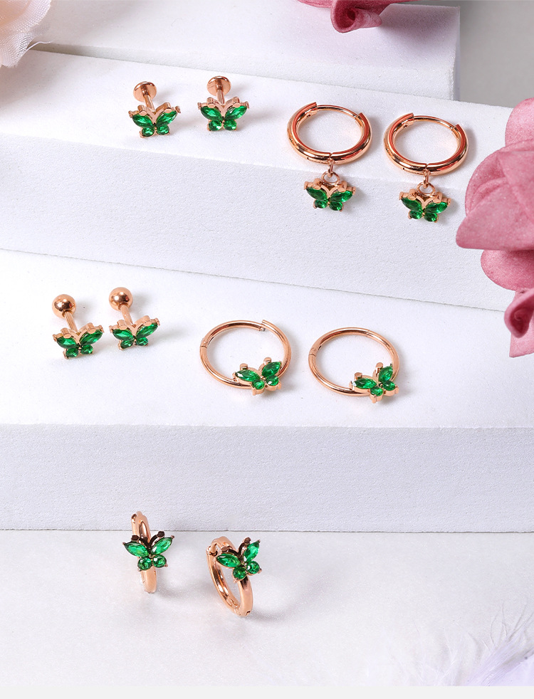 Butterfly-shape Ear Stud(图1)