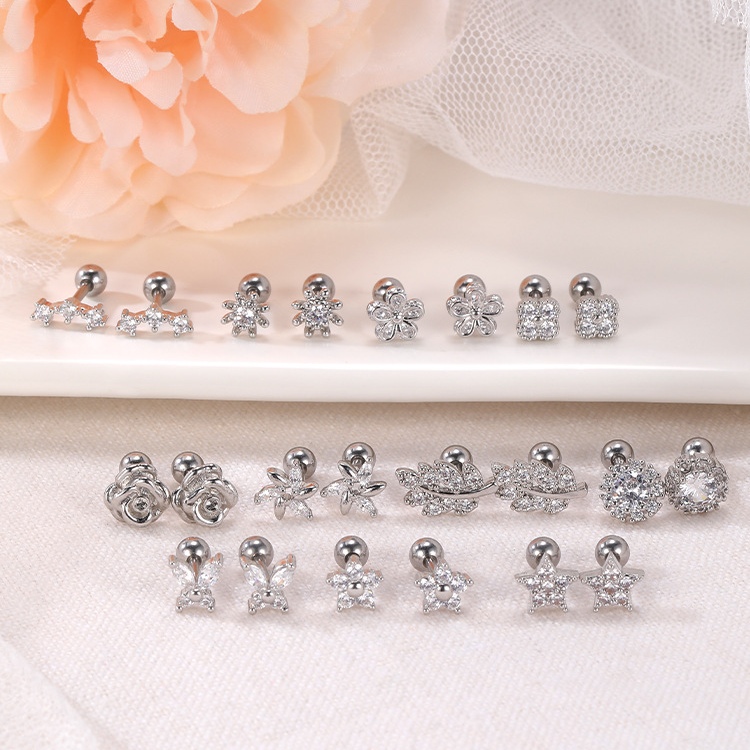 Flower Top Ear Stud(图1)