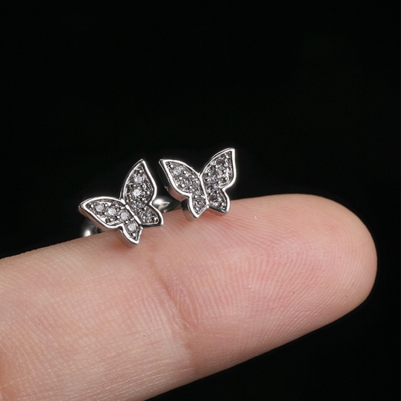 Butterfly-top Ear Stud(图1)