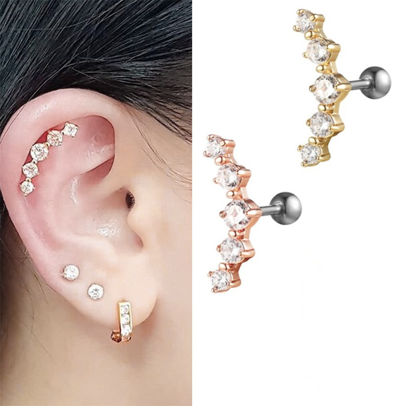 Ear Stud with CZ(图1)