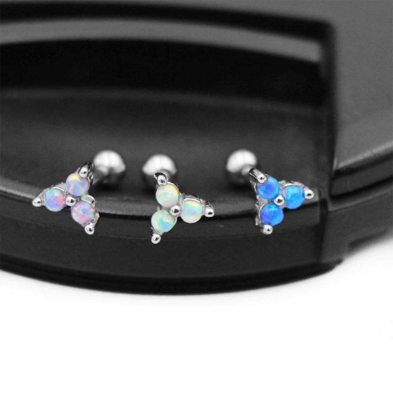 Ear Stud with Opal(图1)