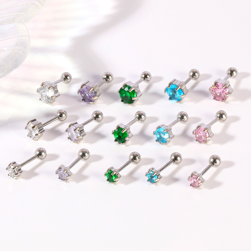 Ear Stud with CZ(图1)