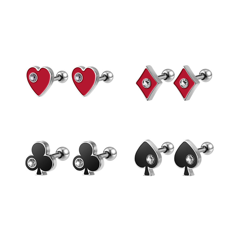 Heart-top Ear Stud(图1)