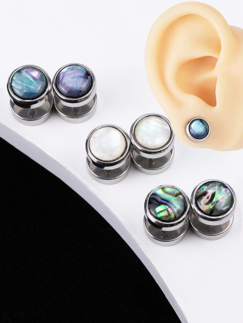 Ear Piercing Barbell with Shell(图1)