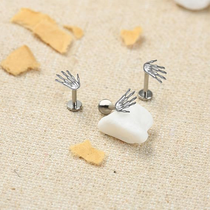 Hand-top Ear and Lip Stud(图1)