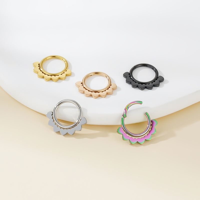 Chic Hinged Segment Ring(图1)