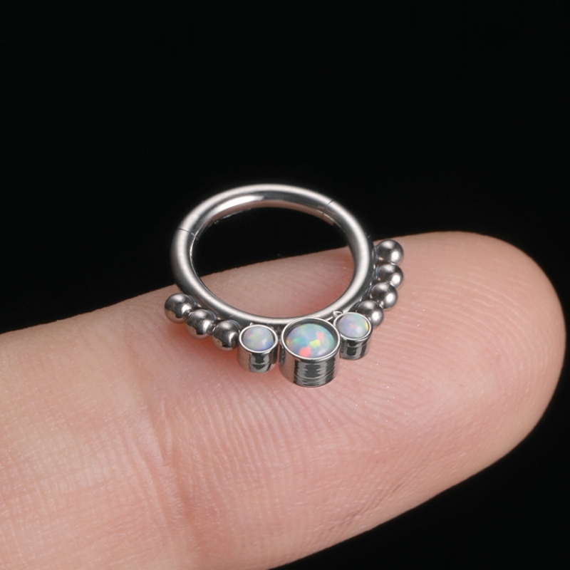 Hinged Segment Ring with Opal(图1)