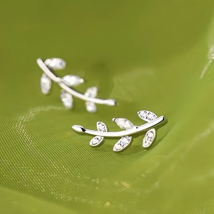 Leaf-top Ear and Lip Stud(图1)