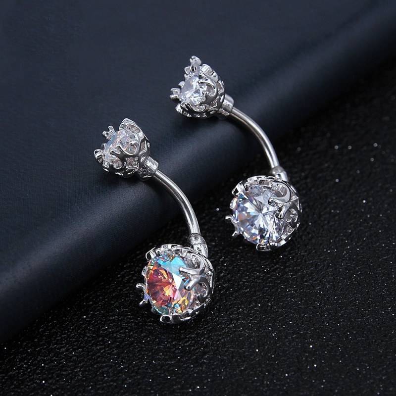 Belly Button Ring with CZ(图1)