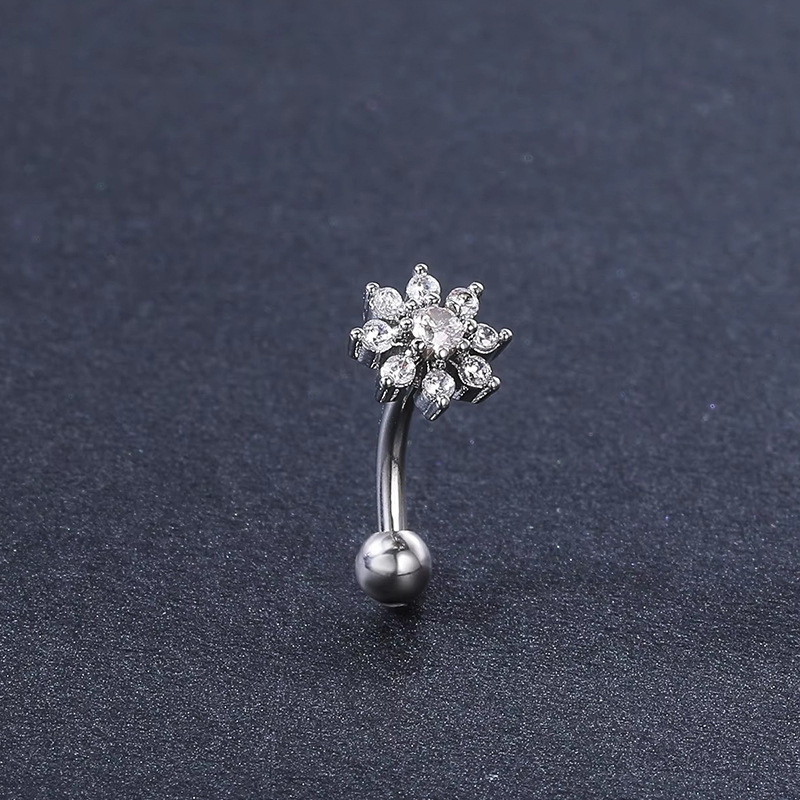 Flower-look Navel Ring(图1)