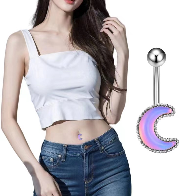 Navel Ring with Moon(图1)