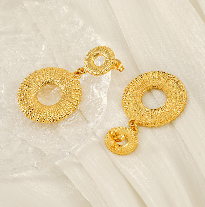 Statement Earring with Circles(图1)