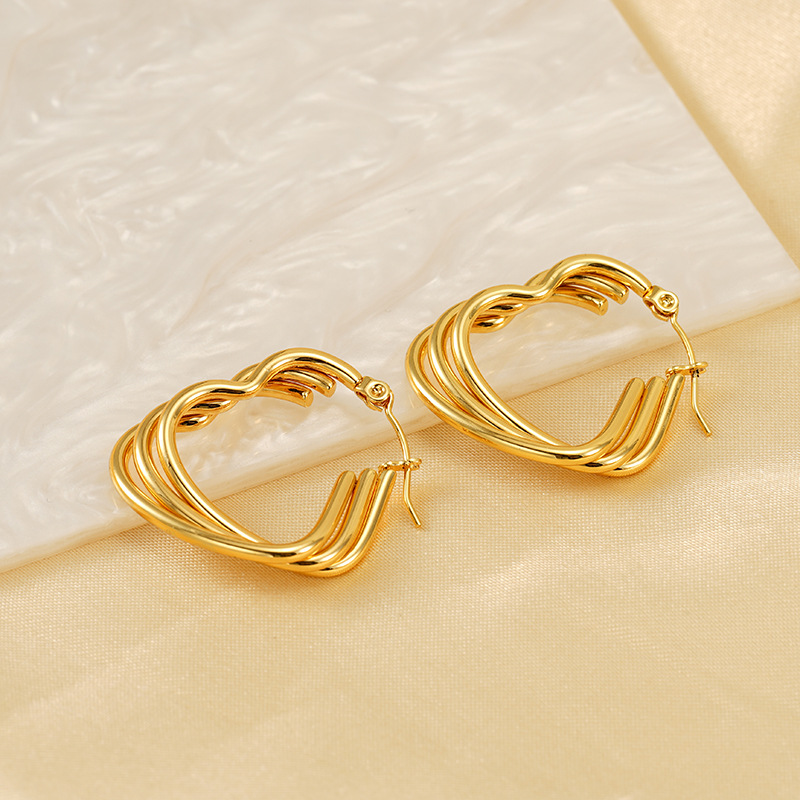 Heart-look Ear Hoop(图1)