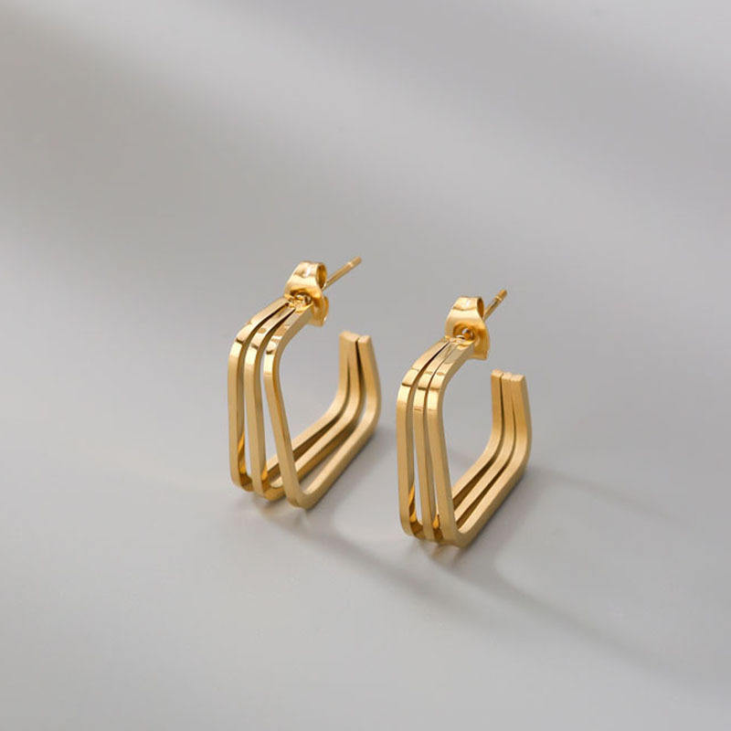 Square Statement Earring(图1)