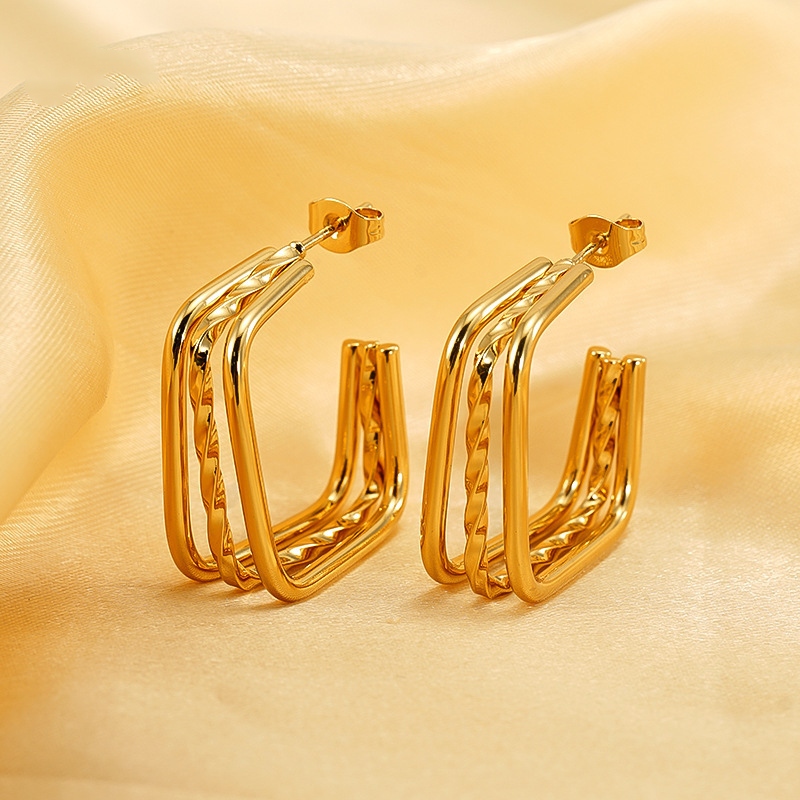 Square Statement Earring(图1)