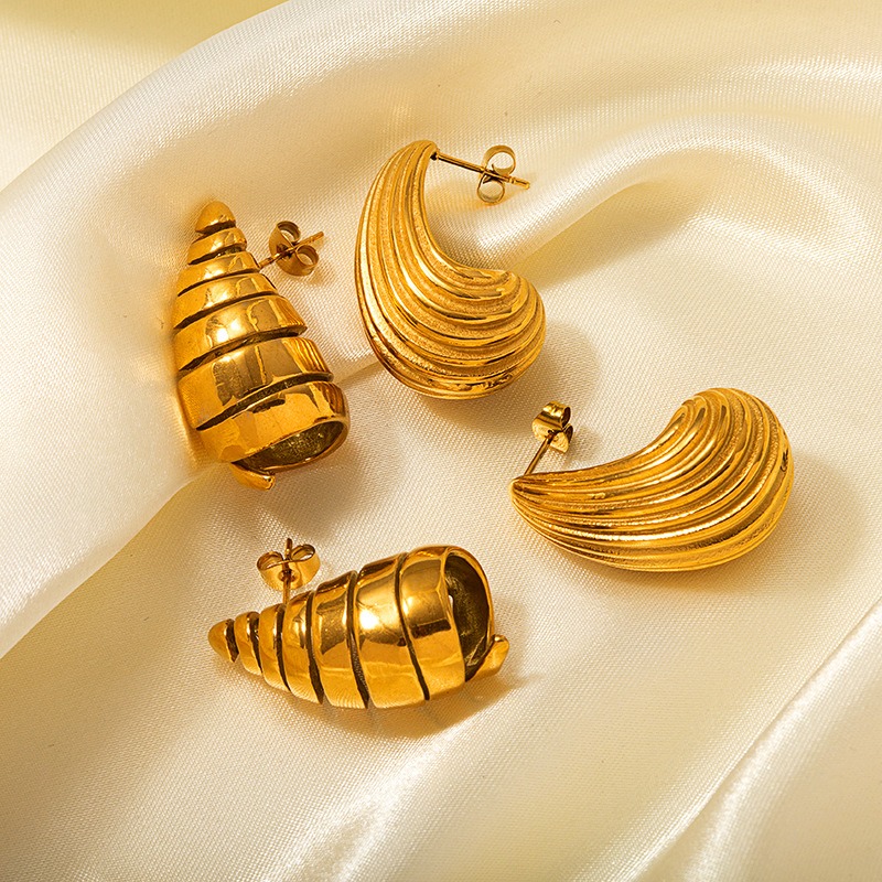 18K Gold Plated Earring(图1)