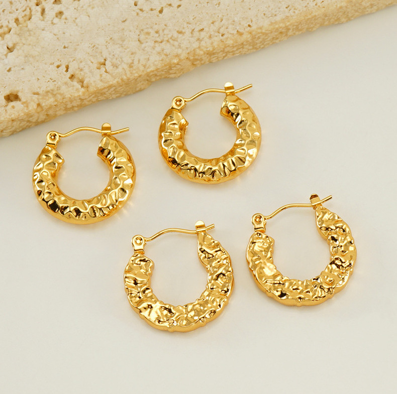 18k Gold Plated Ear Hoop(图1)