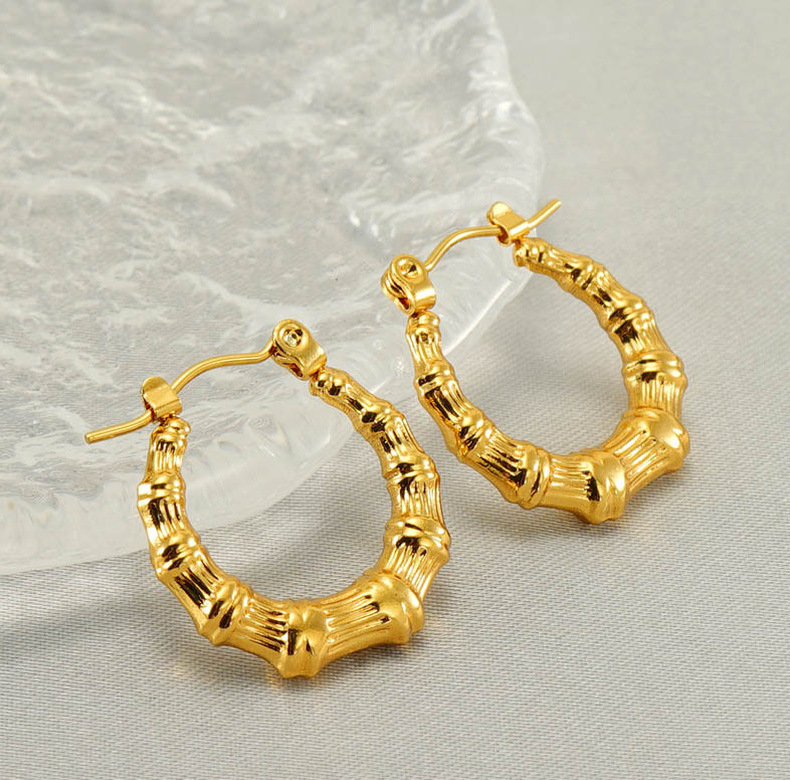 18k Gold Plated Ear Hoop(图1)