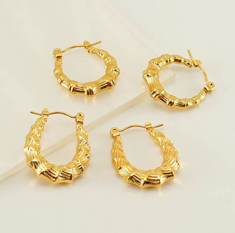 18k Gold Plated Ear Hoop(图1)